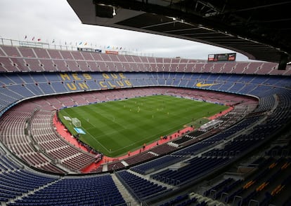 El 1 de octubre de 2017, el Barcelona recibió a Las Palmas en un Camp Nou vacío.