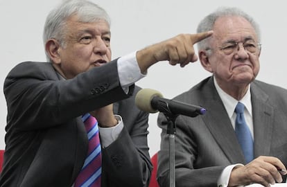 López Obrador, en conferencia de prensa tras la consulta nacional. 