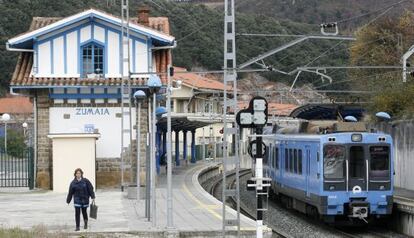 Estación de Euskotren de Zumaia.