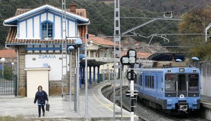 Estación de Euskotren de Zumaia. 