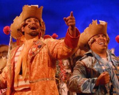 El Gran Teatro Falla, escenario de la final del concurso de Agrupaciones Carnavalescas.