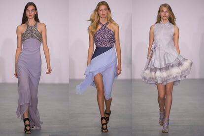 Desfile de Antonio Berardi durante la London Fashion Week.