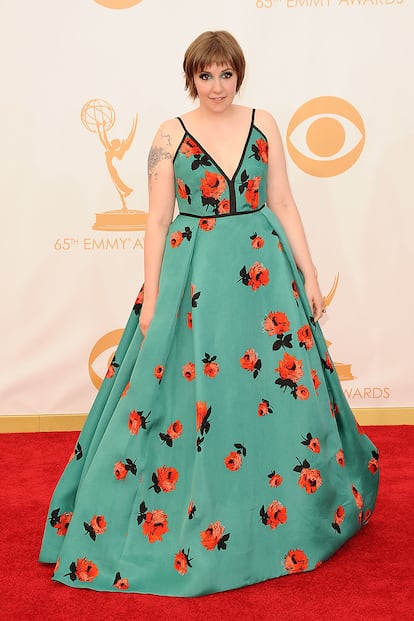 Quién: Lena Dunham
Cuándo: 2013
Qué: La protagonista y creadora de Girls obtuvo cuatro nominaciones (por la dirección, el guion y la interpretación) en la primera temporada de la serie. En 2013, en la segunda, fueron otras tres. Para la ocasión vistió de Prada.