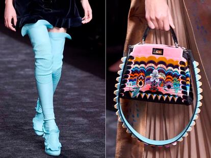 Las botas y bolsos más espectaculares los tiene Fendi