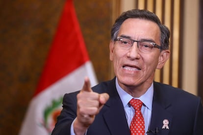 O presidente do Peru, Martín Vizcarra, em foto de 5 de julho.