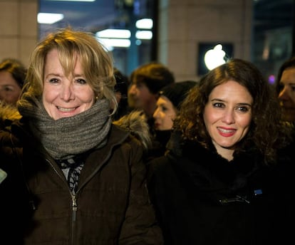 Esperanza Aguirre e Isabel Díaz Ayuso