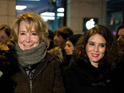 Esperanza Aguirre e Isabel Díaz Ayuso