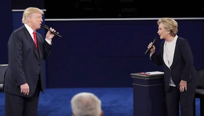 Donald Trump resiste en el debate presidencial más tenso con Hillary Clinton  | Estados Unidos | EL PAÍS