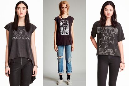 H&M y R13, fieles a las camisetas de grupos.