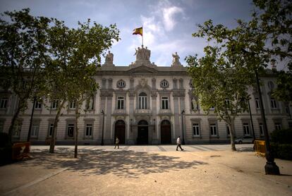 Vista del Tribunal Supremo, en Madrid, en una imagen de archivo.