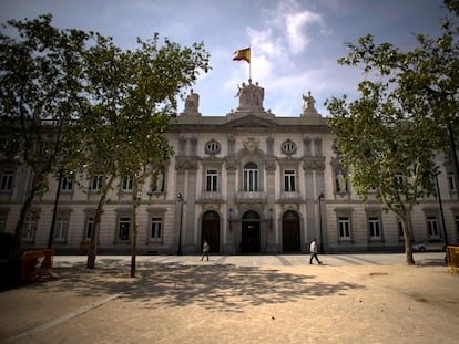 Vista del Tribunal Supremo, en Madrid, en una imagen de archivo.