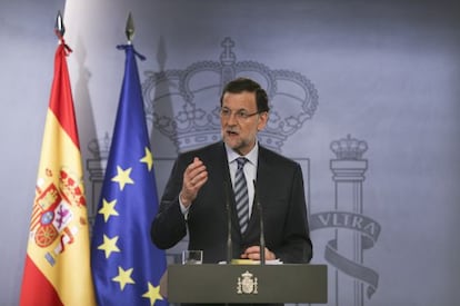 El presidente del Gobierno, Mariano Rajoy