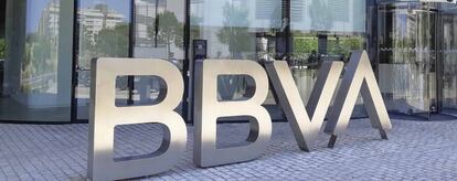 Sede corporativa de BBVA, en el barrio de Las Tablas (Madrid).