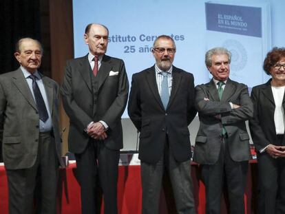Los directores de los Institutos Cervantes con motivo del 25 aniversario.