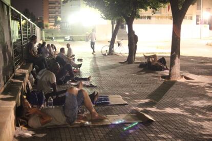 Una imagen de las colas en la subdelegación.