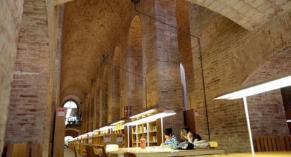 El primer puesto español lo ocupa la Universidad Pompeu Fabra, en el 166. En la imagen, su biblioteca.