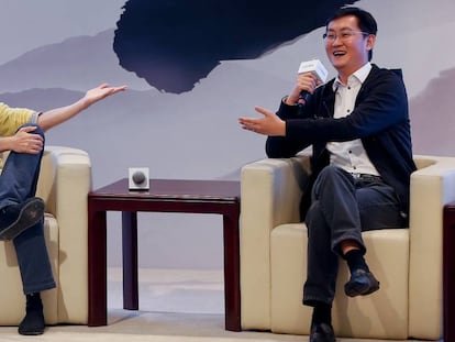 Jack Ma, presidente del grupo Alibaba, y Ma Huateng, presidente y consejero delegado de Tencent Holdings. 