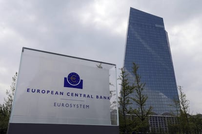 La sede del Banco Central Europeo en Fráncfort.