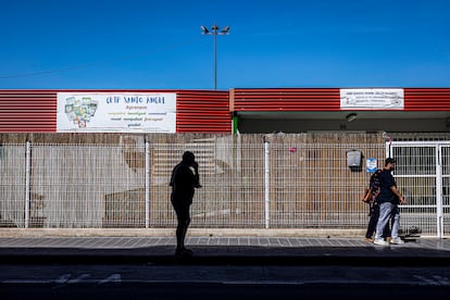 El colegio Santo Ángel de la Guarda, en València, acoge a unos 280 alumnos. 