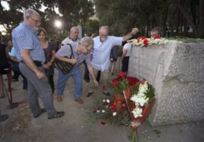 Celebración del 79 aniversario de la muerte de Lorca en Alfacar, Granada.