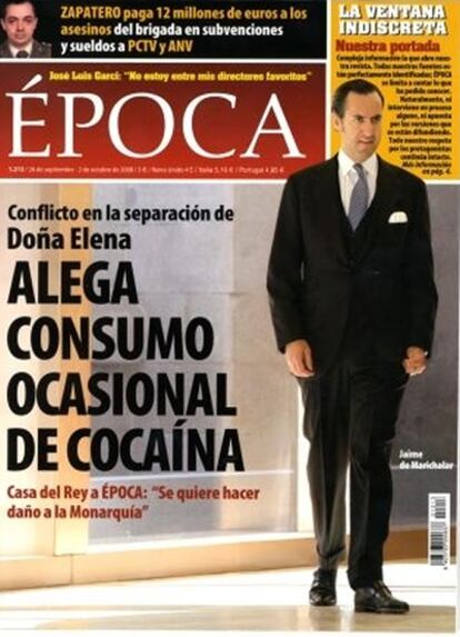 Portada de la revista <i>Época</i> de octubre de 2008