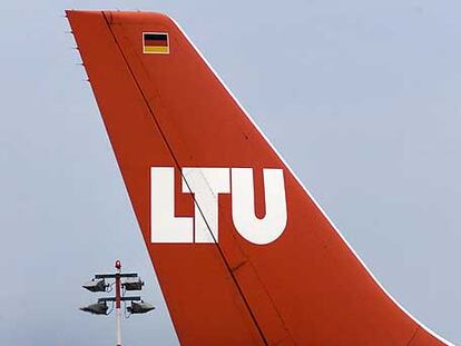 Aviones de la compañía alemana LTU.