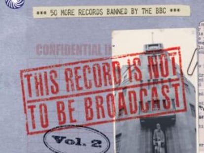 Uno de los discos dedicados a las canciones vetadas por la BBC.