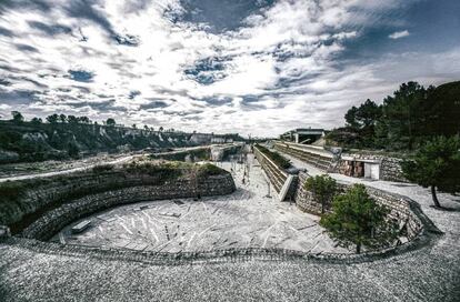 El cementerio de Igualada (Barcelona), obra de Enric Miralles.