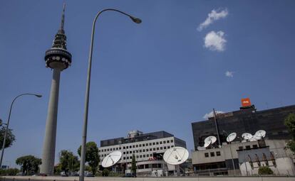 Sede los informativos de TVE en Torrespaña.