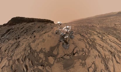 El rover 'Curiosity' en Marte.