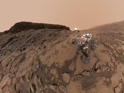 El rover 'Curiosity' en Marte.