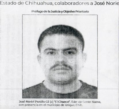 Imagen de José Noriel Portillo Gil, alias 'El Chueco', difundida por la Sedena y la Guardia Nacional.