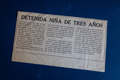 Una vieja nota de un diario en la que se habla del caso.