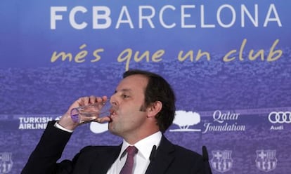 Sandro Rosell, en junio pasado.