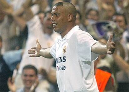 Ronaldo celebra uno de sus goles al Athletic.