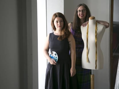 Sofía Nieto (izquierda) y Arancha Rodrigálvarez, diseñadoras de moda.