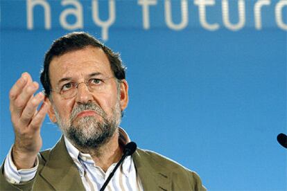 Rajoy, durante la clausura de la Escuela de Verano que el PP ha organizado en Santander.