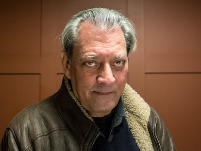 Paul Auster, en Oxford, en 2017.