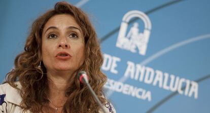 La consejera de Salud, María Jesús Montero.