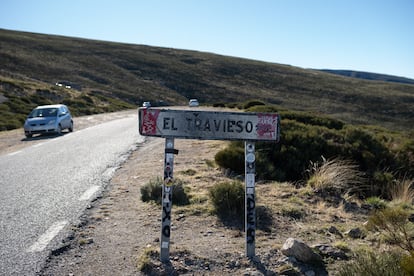 Aparcamiento donde el montañero desaparecido dejó su coche.