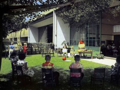 Una classe a l’escola Corona Avenue de Los Angeles, el 1935. 