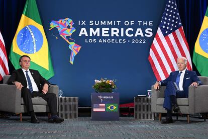 Joe Biden y Jair Bolsonaro