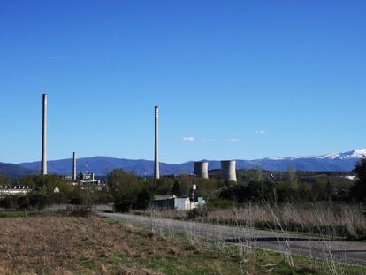 Central térmica de Compostilla, en Cubillos de Sil, cerca de Ponferrada, provincia de León.
