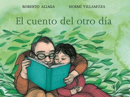 Portada del 'El cuento del otro día' de  Roberto Aliaga y Noemí Villamuza