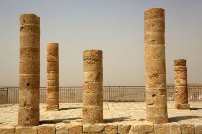 un templo en el parque nacional Avdat (Israel).