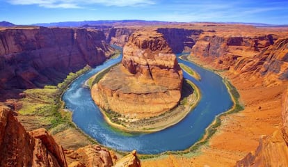 La Curva de la Herradura (Horseshoe Bend), el más famoso meandro del Gran Cañón del Colorado.