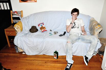 Scott, en su casa de Queens en 2009.