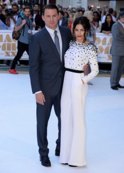 Channing con su mujer, la actriz y modelo Jenna Dewan, con quien se casó en 2009.