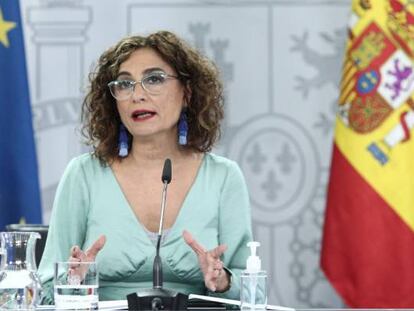 La ministra portavoz y de Hacienda, María Jesús Montero.