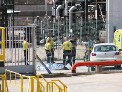 La fábrica Carburos Metálicos en La Pobla de Mafumet.